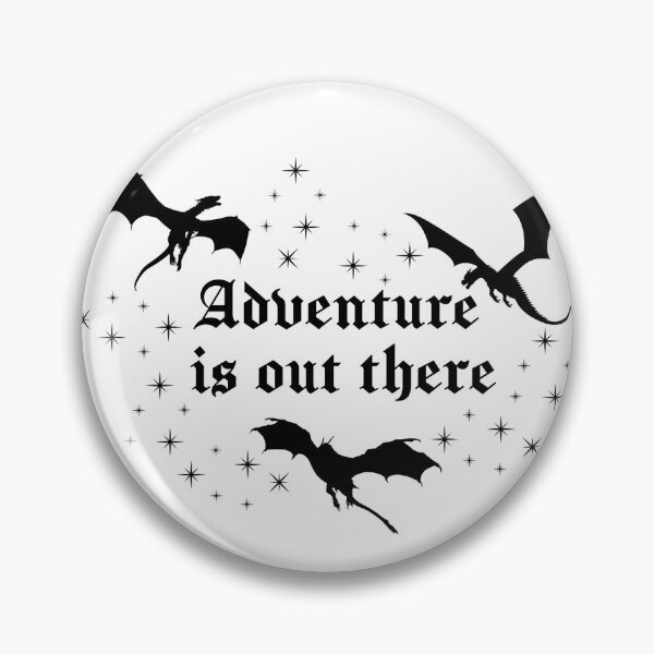 Item preview, Adventure Is Out There | Dragons Fantasy Celestial Book Lover Sticker designed and sold by MessyMoos.