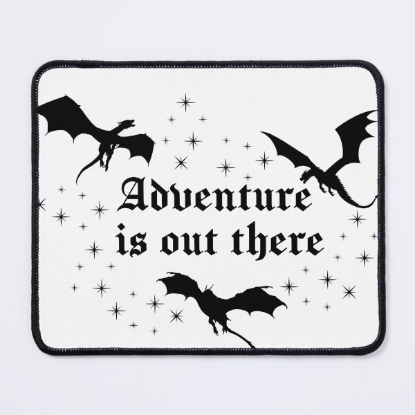Item preview, Adventure Is Out There | Dragons Fantasy Celestial Book Lover Sticker designed and sold by MoonSpellStudio.
