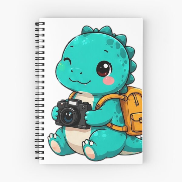 Item preview, Cute Dinosaur Travel Photographer designed and sold by DailyDoodlesBySumbul.