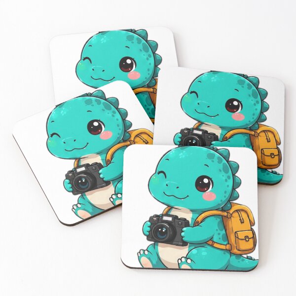 Artikelvorschau, Cute Dinosaur Travel Photographer entworfen und verkauft von DailyDoodlesBySumbul.