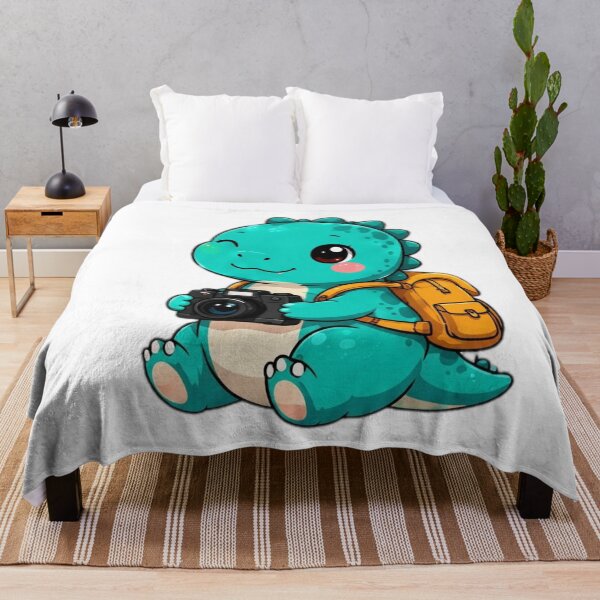 Item preview, Cute Dinosaur Travel Photographer designed and sold by DailyDoodlesBySumbul.