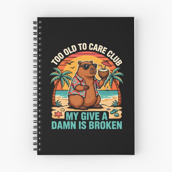 Item preview, Too Old to Care Club Don't Care My Give A Damn is Broken Retirement Beach Quote designed and sold by Redgiant87x.