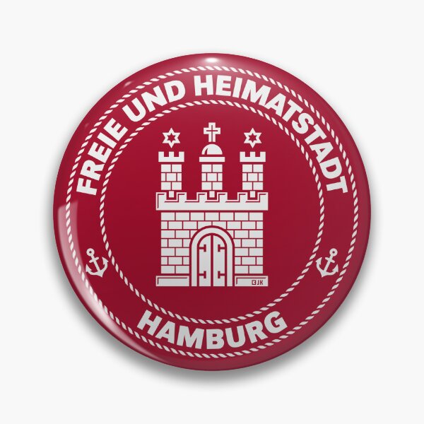 Item preview, Hamburg Coat of Arms – Free and Home City (White) designed and sold by Roderix.