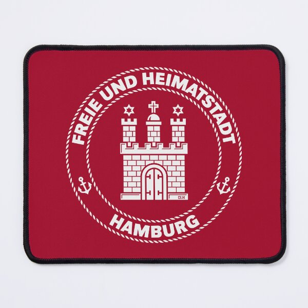 Item preview, Hamburg Coat of Arms – Free and Home City (White) designed and sold by Roderix.