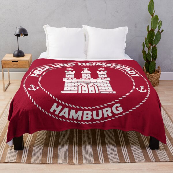 Item preview, Hamburg Coat of Arms – Free and Home City (White) designed and sold by Roderix.