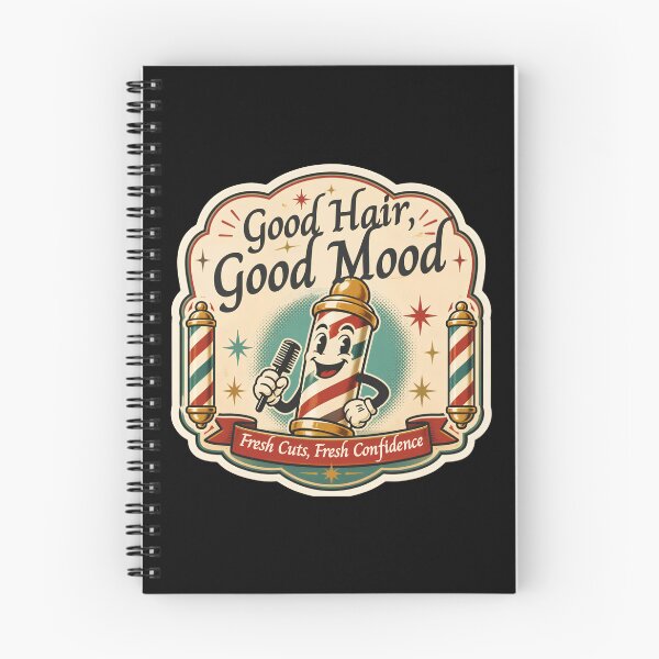 Item preview, Good Hair Mood Retro Cartoon Barber Desing designed and sold by MikmaD.