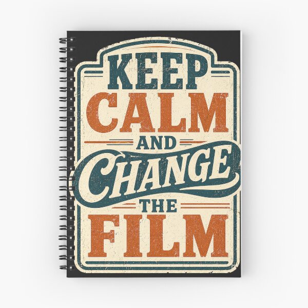 Item preview, Keep Calm And Change The Film Funny Photography Shirt designed and sold by Golden Era Studio.