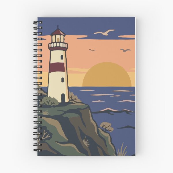 Item preview, Lighthouse Sunset Coast designed and sold by Catzura.