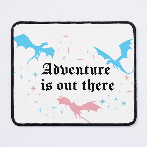Item preview, Adventure Is Out There | Dragons Fantasy Celestial Book Lover Sticker | Trans Pride designed and sold by MoonSpellStudio.