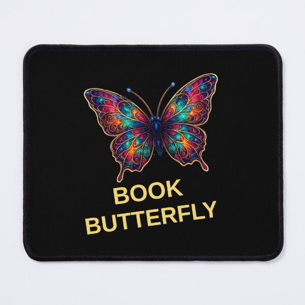 Item preview, Bookbutterfly, Not for a Bookworm, Only for a Book Butterfly beautiful image for book lovers designed and sold by AlphaBetulia.