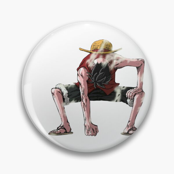 Item preview, Monkey D Luffy Seated Anime Art designed and sold by nyxium-art.