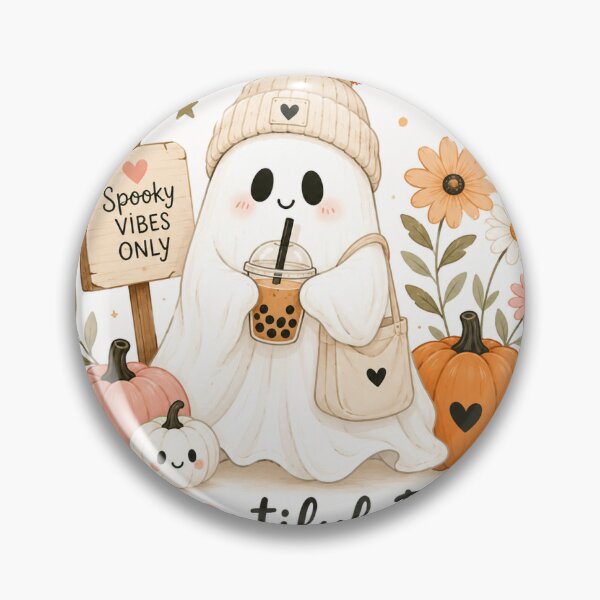 Item preview, Boo-tiful Day – Cute Pastel Halloween Ghost designed and sold by SummitTrails.