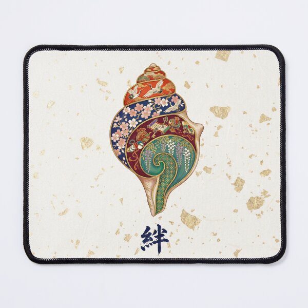 Item preview, Kizuna — Japanese Shell Art | Auspicious Kimono Pattern designed and sold by KimonoKotoba.