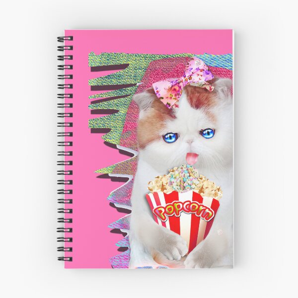 Item preview, Popcorn Cat on Denim (Design by ACCI) designed and sold by VanyssaGraphics.