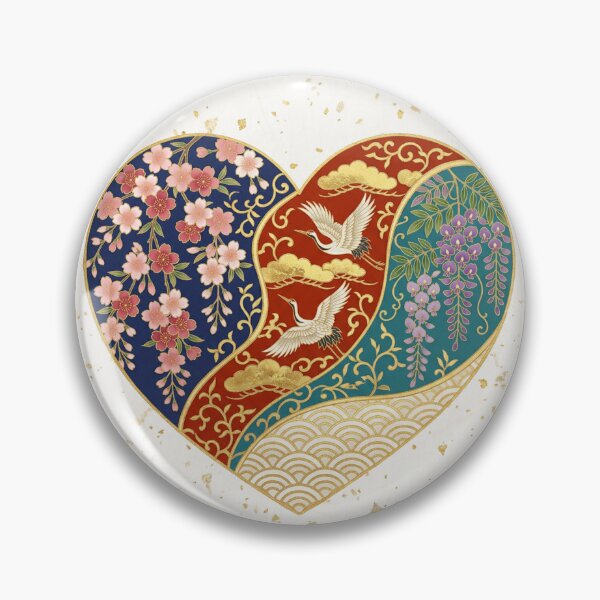 Artikelvorschau, Kizuna – Japanische Herzkunst | Frühlings-Kimono-Muster entworfen und verkauft von KimonoKotoba.
