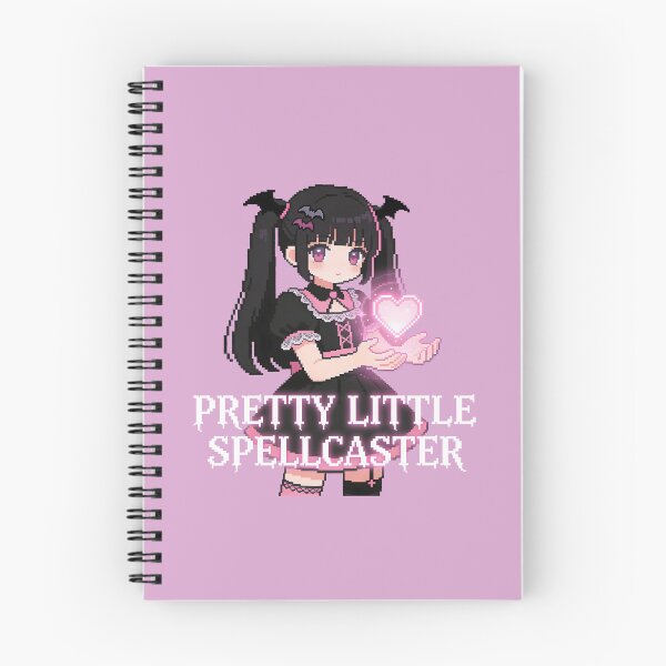 Item preview, Pretty Little Spellcaster - Gothic Kawaii Magical Girl Pixel Art designed and sold by PotionPixelArt.
