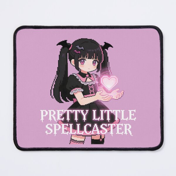 Item preview, Pretty Little Spellcaster - Gothic Kawaii Magical Girl Pixel Art designed and sold by PotionPixelArt.