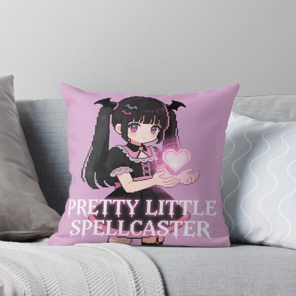 Item preview, Pretty Little Spellcaster - Gothic Kawaii Magical Girl Pixel Art designed and sold by PotionPixelArt.