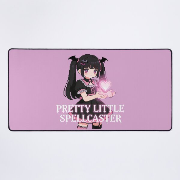 Item preview, Pretty Little Spellcaster - Gothic Kawaii Magical Girl Pixel Art designed and sold by PotionPixelArt.