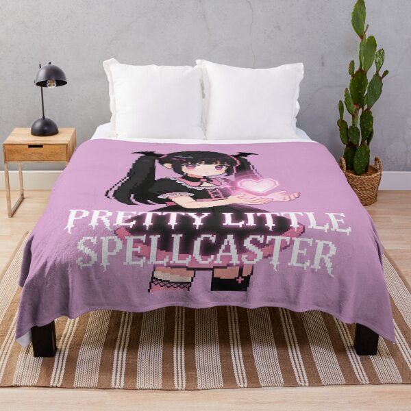 Item preview, Pretty Little Spellcaster - Gothic Kawaii Magical Girl Pixel Art designed and sold by PotionPixelArt.