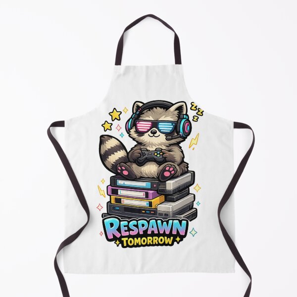 Item preview, Respawn Tomorrow Cute Gaming Raccoon designed and sold by Houldi.
