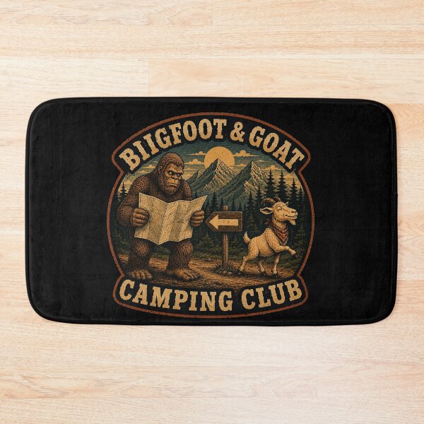Item preview, Bigfoot & Goat Camping Club – Lost Trail designed and sold by NicheBloom.