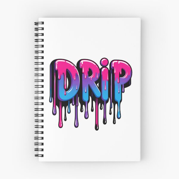 Item preview, Drip Typography T-Shirt | Colorful Graffiti Drip Text Graphic Tee | Urban Streetwear Style Shirt designed and sold by MAStrends.