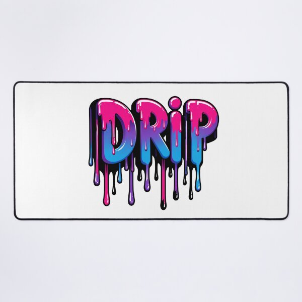 Item preview, Drip Typography T-Shirt | Colorful Graffiti Drip Text Graphic Tee | Urban Streetwear Style Shirt designed and sold by MAStrends.