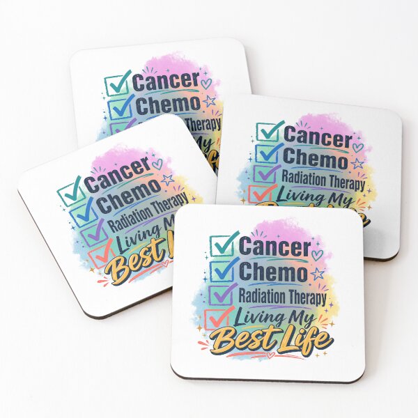 Item preview, Cancer Chemo Radiation Therapy Living My Best Life Cancer Survivor Checklist Design designed and sold by WHDProduction45.
