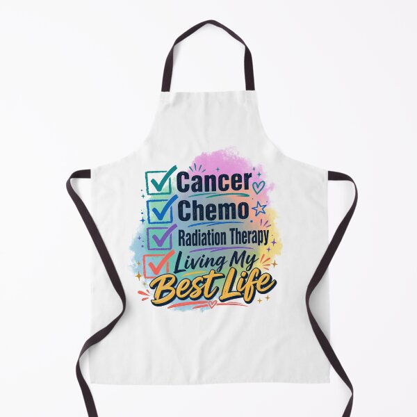 Item preview, Cancer Chemo Radiation Therapy Living My Best Life Cancer Survivor Checklist Design designed and sold by WHDProduction45.