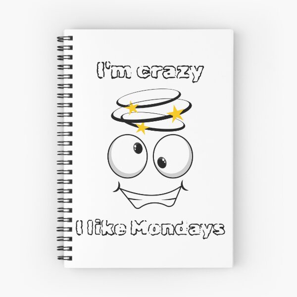 Item preview, I'm Crazy - I Like Mondays.  designed and sold by Dinasshop.