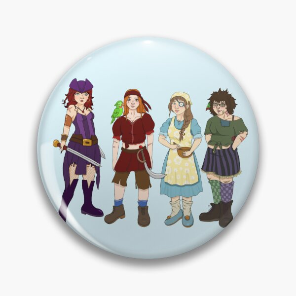 Item preview, Pirate Girls designed and sold by LMaccaMakes.
