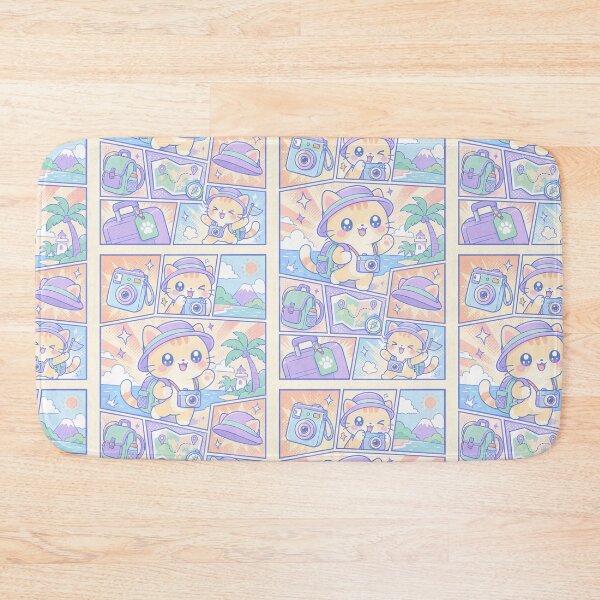 Item preview, Kawaii Cat Tourist designed and sold by Gift Phrase Studio.