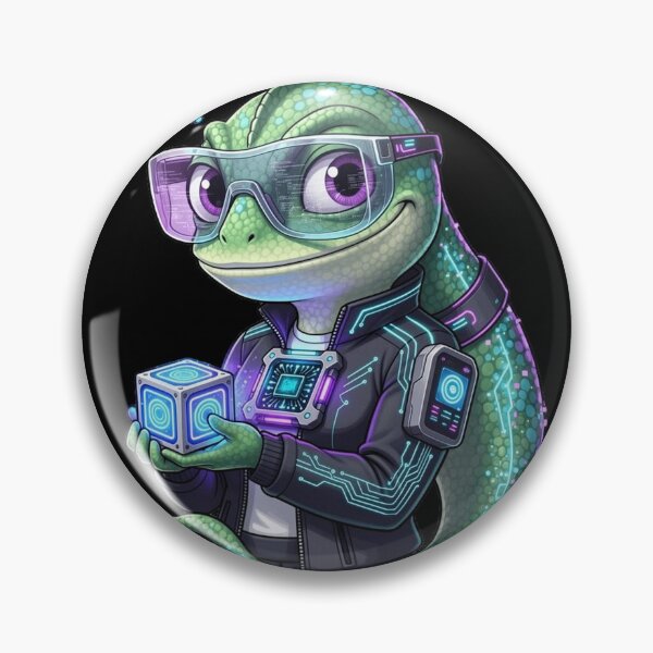 Item preview, NJ-002 | Lady AI Chameleon | Machine Learning Engineer designed and sold by D4NC1G3R®.
