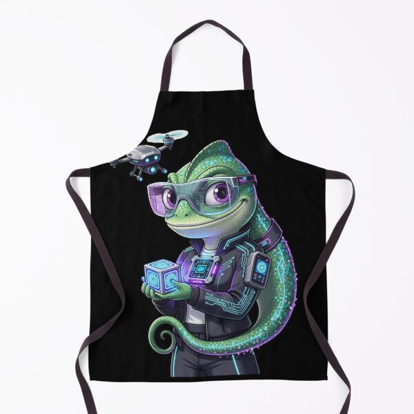Item preview, NJ-002 | Lady AI Chameleon | Machine Learning Engineer designed and sold by D4NC1G3R®.