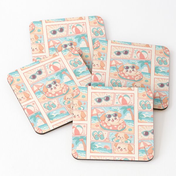 Item preview, Kawaii Puppy Summer Vacation designed and sold by Magmashup.