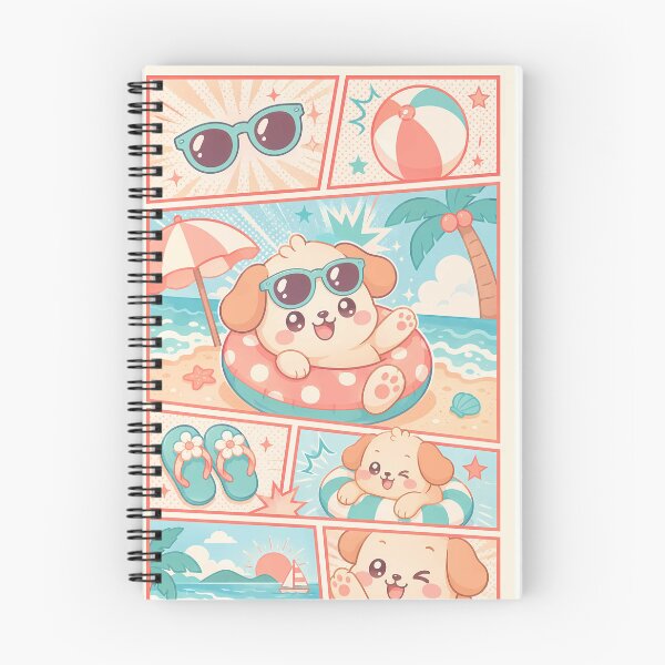 Item preview, Kawaii Puppy Summer Vacation designed and sold by Gift Phrase Studio.