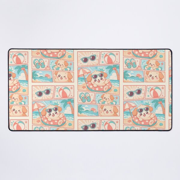 Item preview, Kawaii Puppy Summer Vacation designed and sold by Gift Phrase Studio.