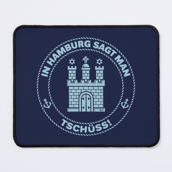 Item preview, In Hamburg, we say goodbye! (Farewell / Sky Blue) designed and sold by Roderix.