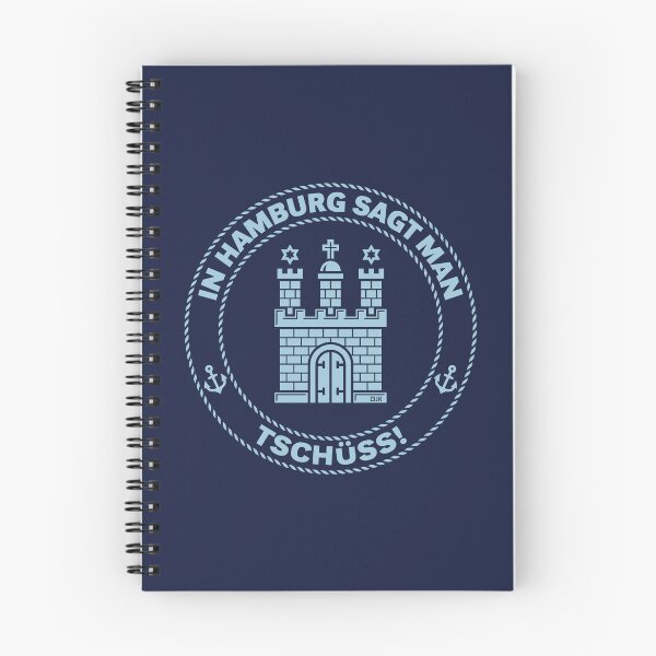 Item preview, In Hamburg, we say goodbye! (Farewell / Sky Blue) designed and sold by Roderix.