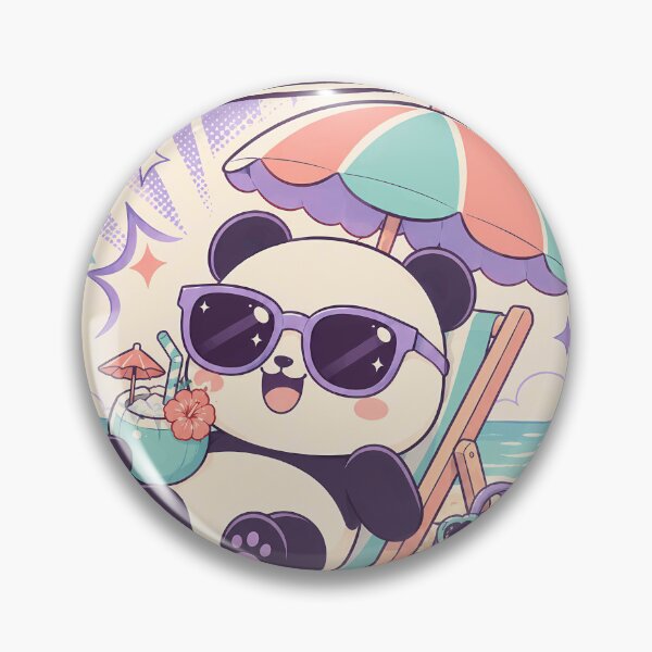 Item preview, Kawaii Panda Beach Vacation designed and sold by Gift Phrase Studio.