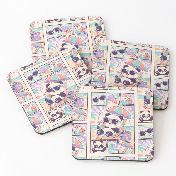 Item preview, Kawaii Panda Beach Vacation designed and sold by Gift Phrase Studio.