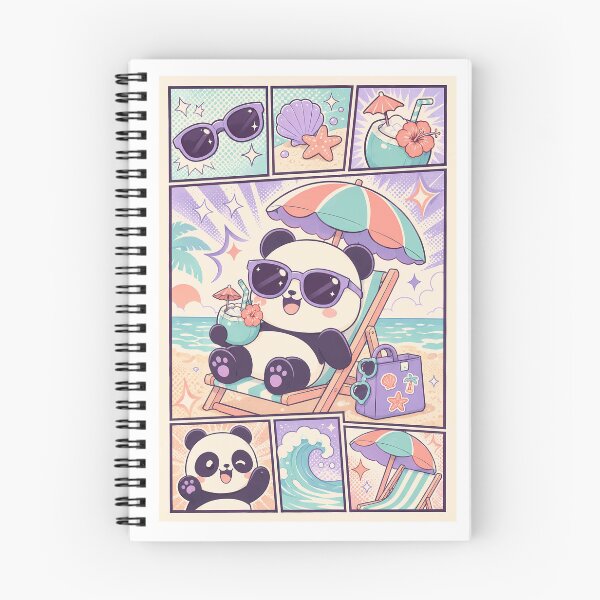 Item preview, Kawaii Panda Beach Vacation designed and sold by Gift Phrase Studio.