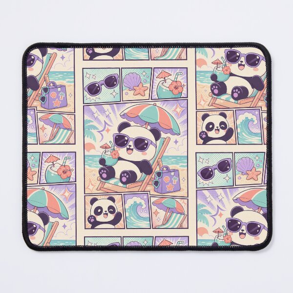 Item preview, Kawaii Panda Beach Vacation designed and sold by Gift Phrase Studio.