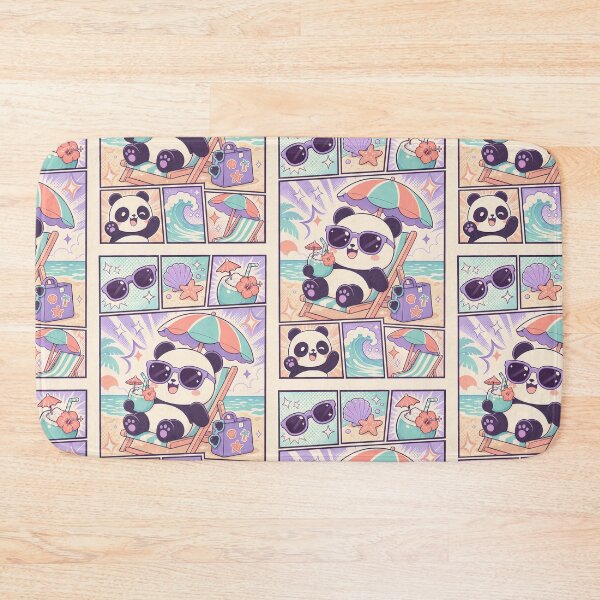 Item preview, Kawaii Panda Beach Vacation designed and sold by Gift Phrase Studio.