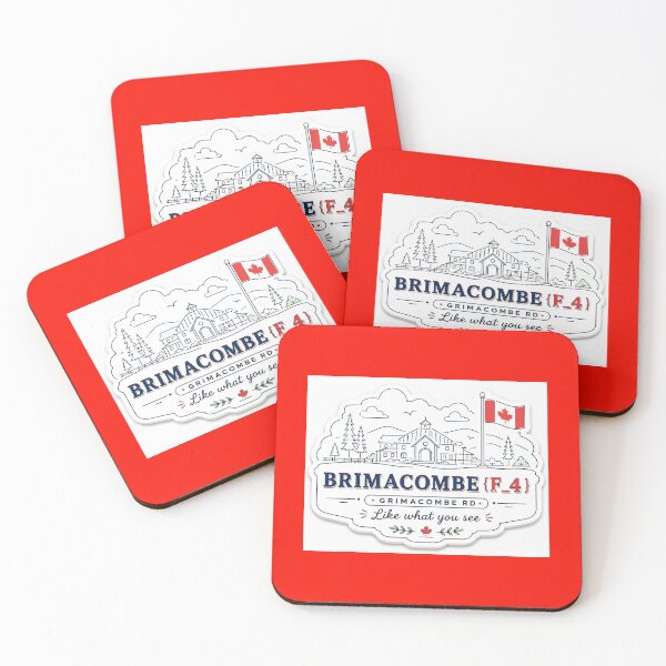 Item preview, Brimacombe Canada Cute 3D Ski Label  Label Text  BRIMACOMBE {F-4} ??  designed and sold by PaintMeWorld.