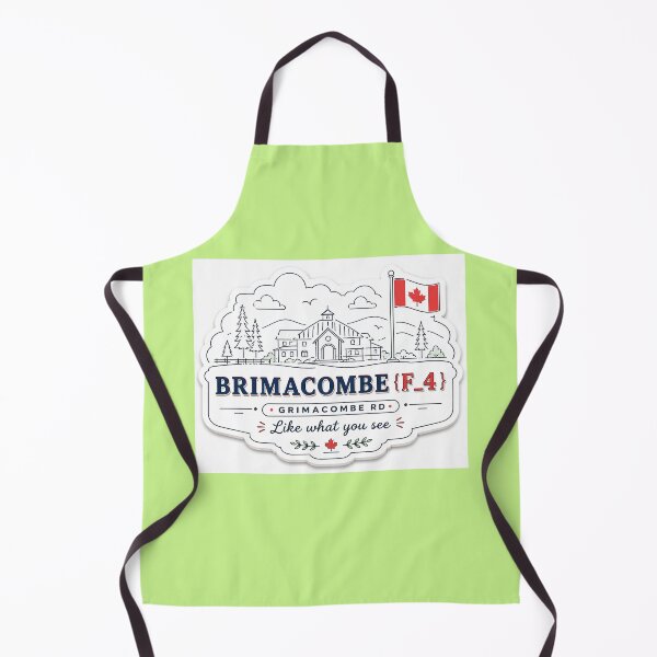 Item preview, Brimacombe Canada Cute 3D Ski Label  Label Text  BRIMACOMBE {F-4} ??  designed and sold by PaintMeWorld.
