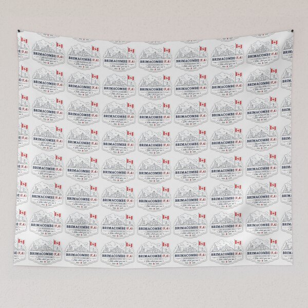 Item preview, Brimacombe Canada Cute 3D Ski Label  Label Text  BRIMACOMBE {F-4} ??  designed and sold by PaintMeWorld.