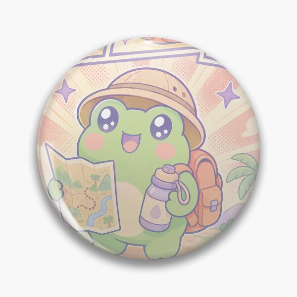 Item preview, Kawaii Frog Adventure designed and sold by Gift Phrase Studio.