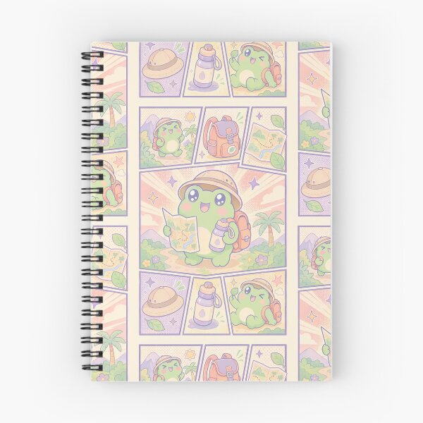 Item preview, Kawaii Frog Adventure designed and sold by Gift Phrase Studio.